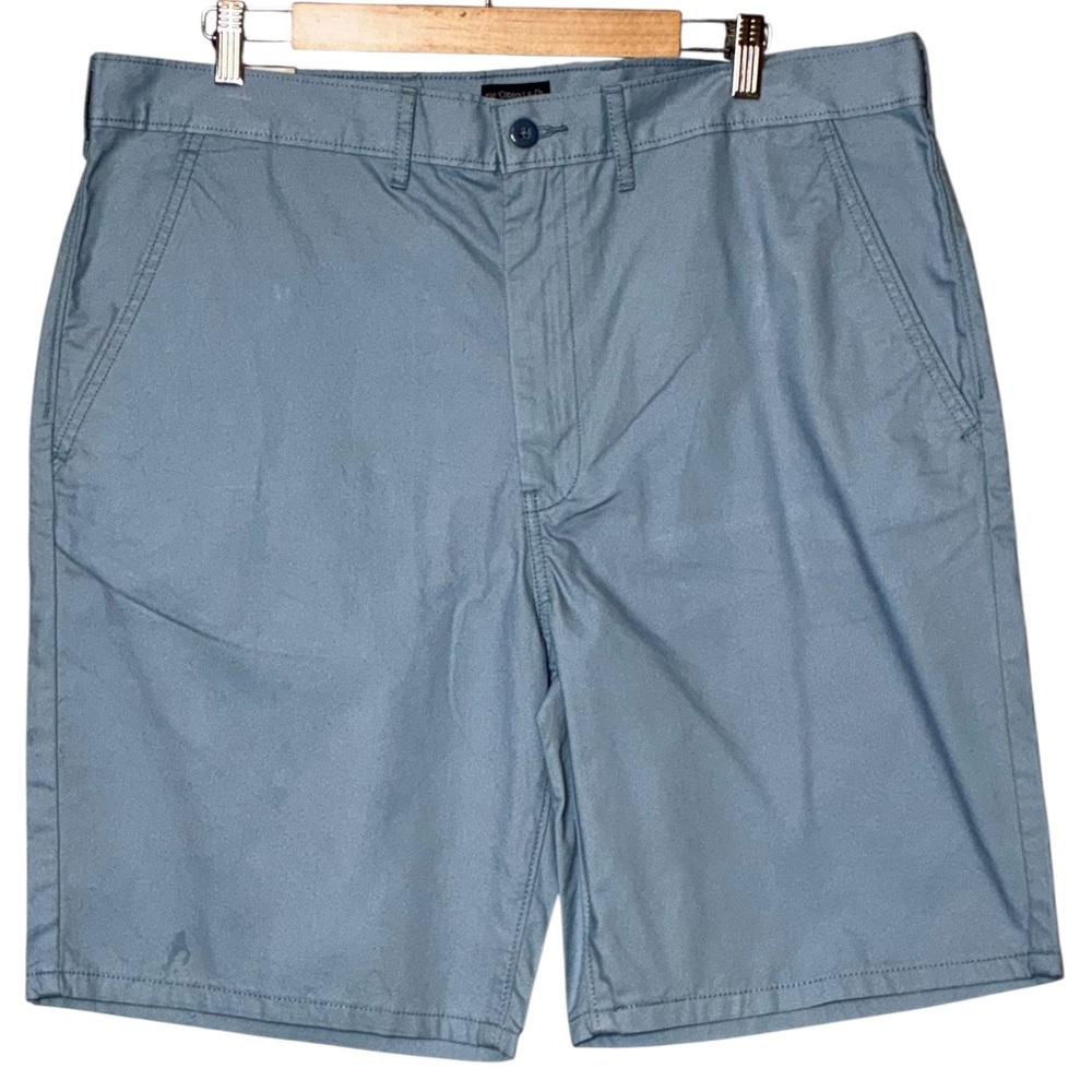 NA XXXX ????? 
Straight Chino Straight Flat Front Blue Shorts